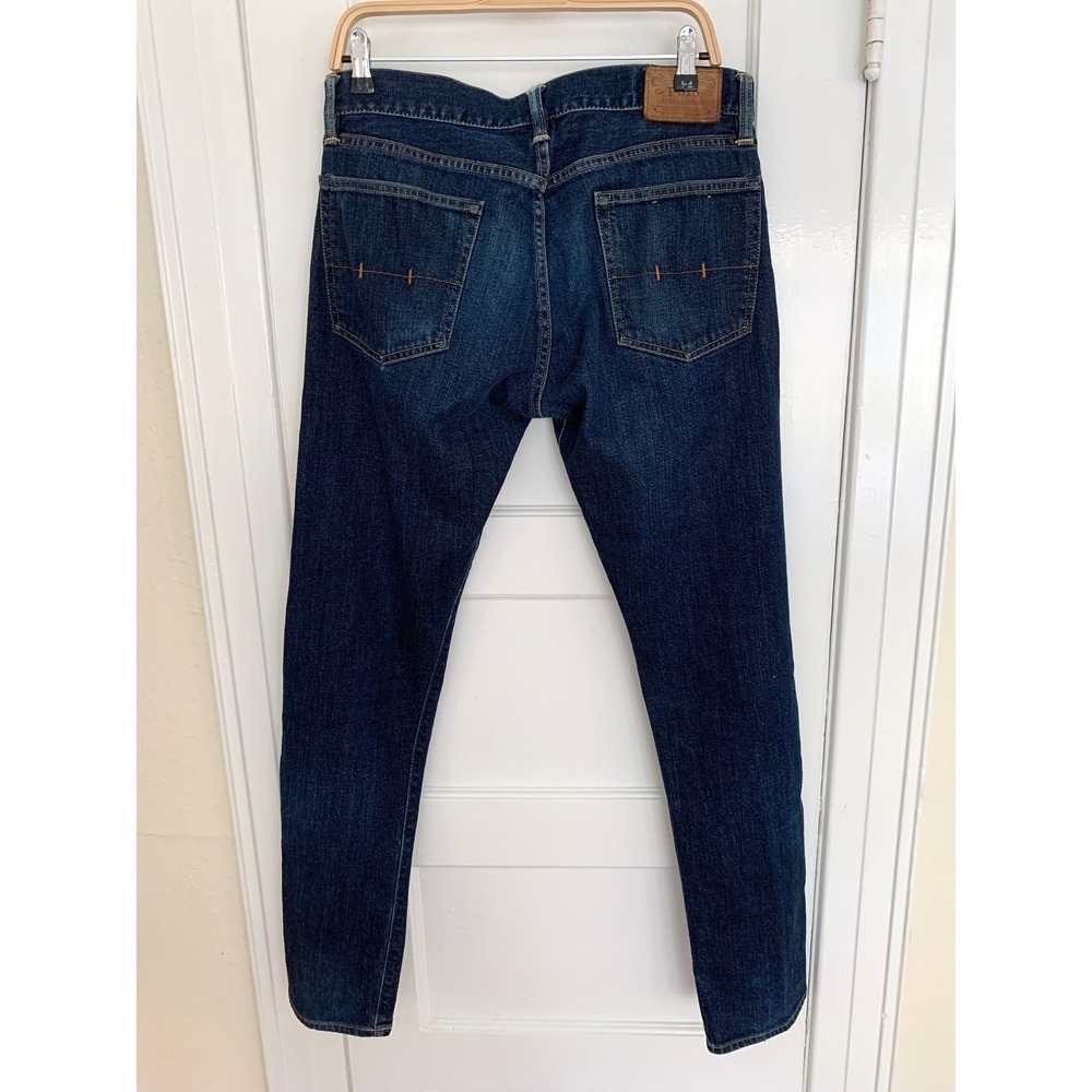 Polo Ralph Lauren Mens Sullivan Slim Jeans 32x32 Dark Indigo Blue Denim PRL